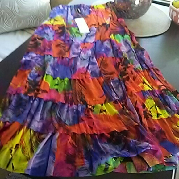 Full length skirt multicolored - Picture 1 of 3