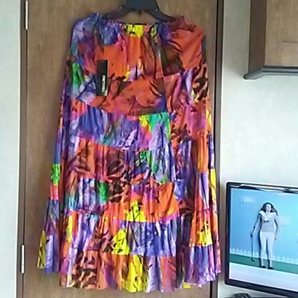 Full length skirt multicolored - Picture 3 of 3