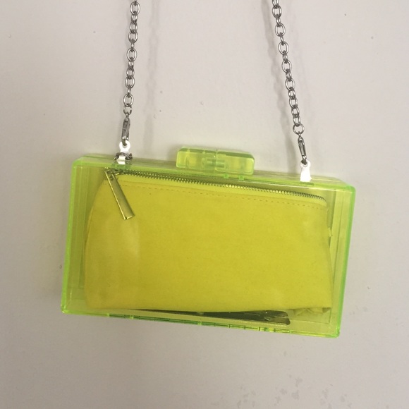 Neon Green Clutch