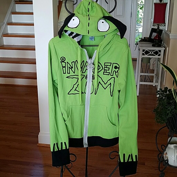 Invader Zim Green Sweatshirt