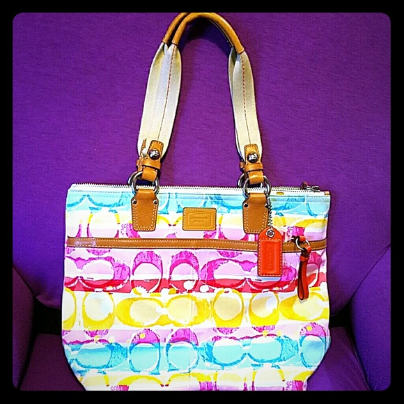 Coach Hampton water color bag - Picture 3 of 7