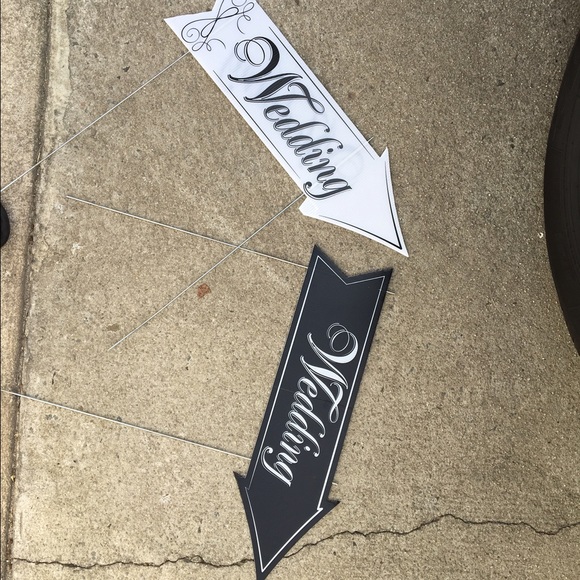 Wedding yard signs
