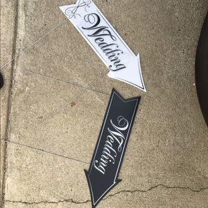 Wedding yard signs