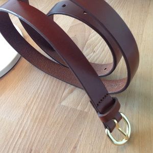 J. Crew leather belt. Brown. Medium