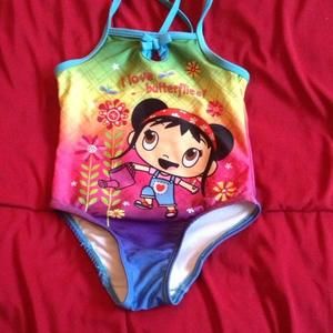 Kai Lan Swimsuit. 3T.