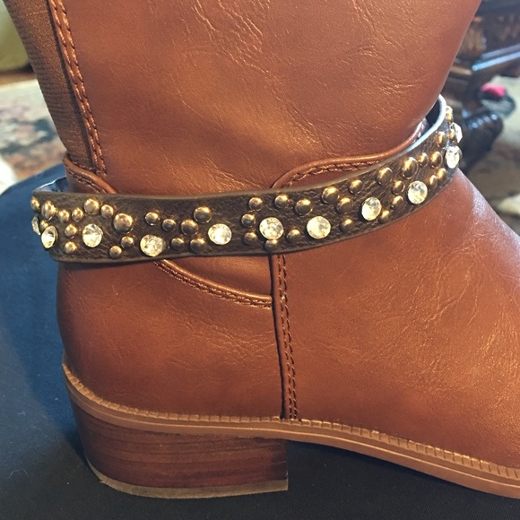 Other - Two Boot Belts Decor  Rhinestones / gold studs.