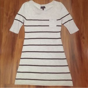 Striped sweater dress