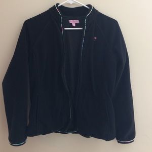Lilly Pulitzer fleece zip-up