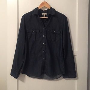 J. Crew Chambray Button Up
