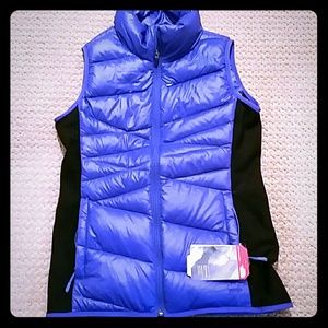 The North Face Purple Vest with Black trim size M