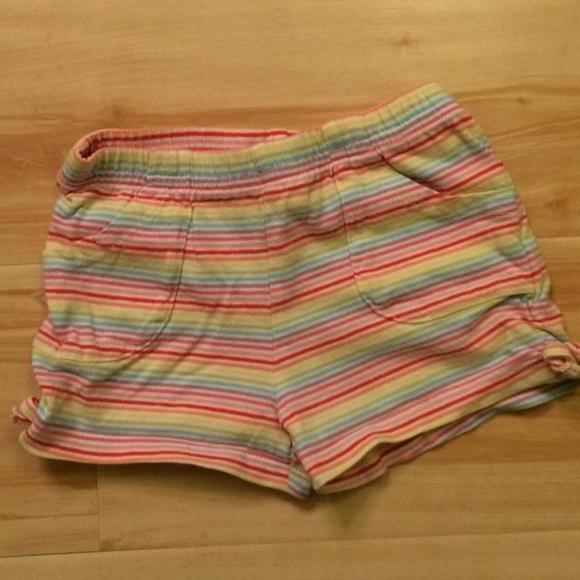 Rainbow Striped Shorts - Picture 1 of 3