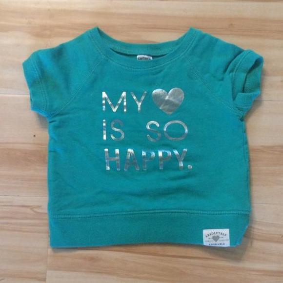 Carters Graphic Print Heart Sweatshirt - Picture 1 of 3