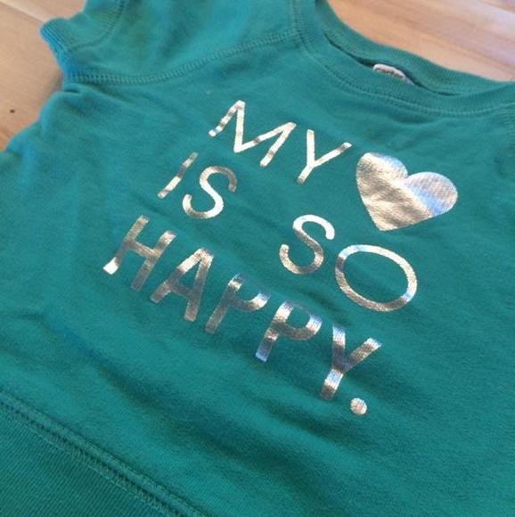 Carters Graphic Print Heart Sweatshirt - Picture 3 of 3