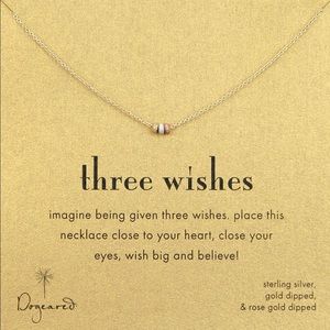 Three Wishes Dogeared Necklace - Still in Plastic