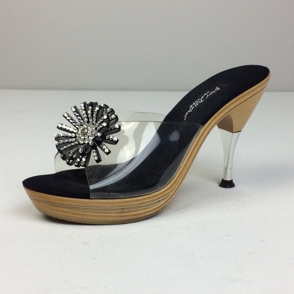 Betsey Johnson Shoes - Betsey Johnson Wood Bottom Heel Sandals