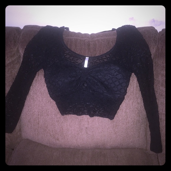 Black blouse 3/4 sleeves