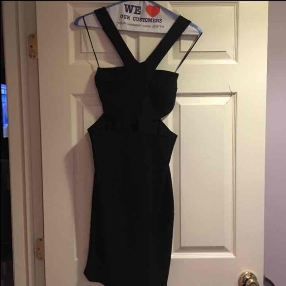 express cut out dress