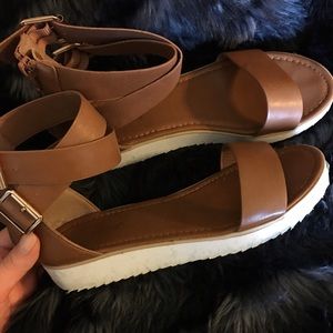 Forever 21 brown sandals