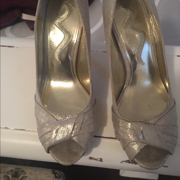 Golden heels!