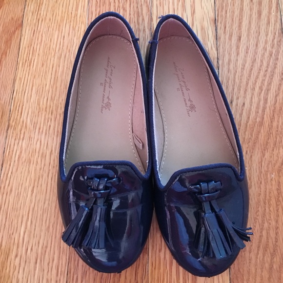 Girls tassel loafers