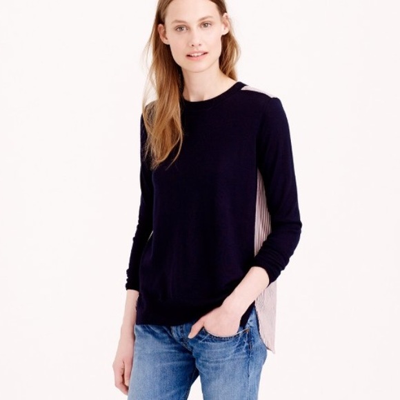 J. Crew Sweaters - J.Crew mixed-media sweater