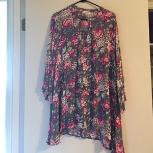 Umgee floral print dress