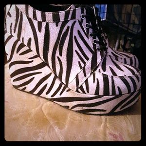 Zebra Print High heels