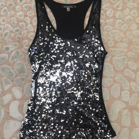 Sequence tank top, black size M