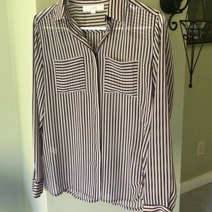 Loft XS sheer shirt