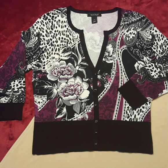 WHBM Cropped Cardigan