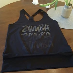 *Sale* Zumba - Black Racerback Tank