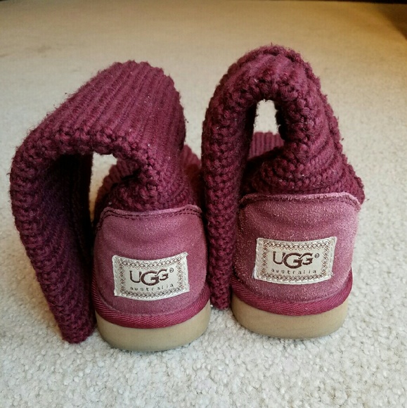 Crocheted Uggs, Size 6 Woman's  (used)