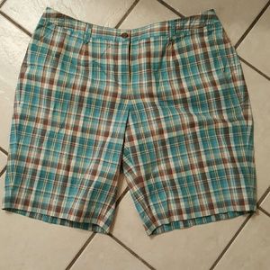 Plaid Shorts NWOT