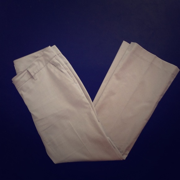 LOFT Marisa Cream Pinstripe Trousers