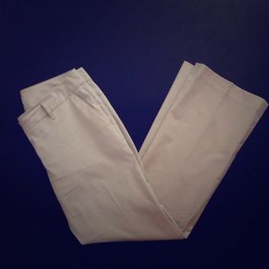 LOFT Marisa Cream Pinstripe Trousers