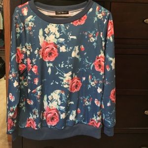 Floral sweatshirt