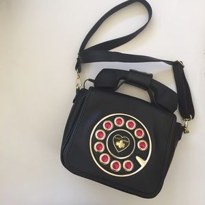 Betsey Johnson Kitsch Phone Crossbody