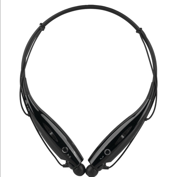 Black Universal Wireless Bluetooth Headset - Picture 1 of 3