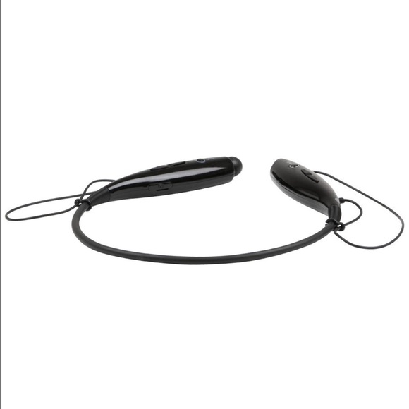 Black Universal Wireless Bluetooth Headset - Picture 2 of 3
