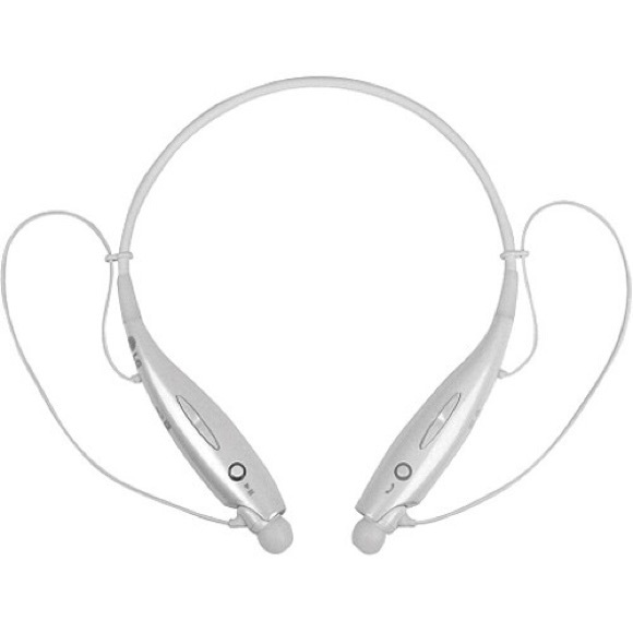 White Universal Wireless Bluetooth Headset - Picture 1 of 1