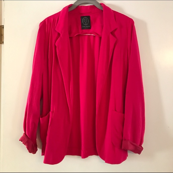 Hot Pink Talula Blazer (Aritzia)