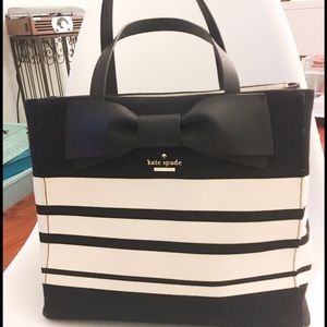 Kate Spade Brigette Clement Street Striped Tote