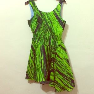Hand Sewn Silk Flounce Dress