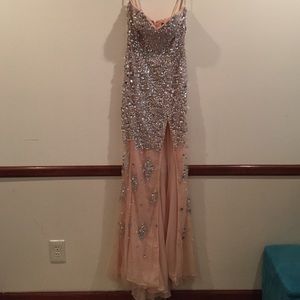 Champagne Jovani Prom Gown