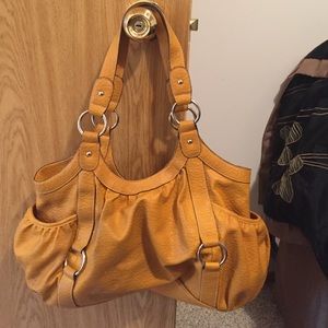 Mustard yellow bag