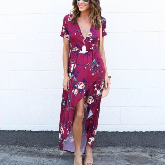 Floral maxi dress
