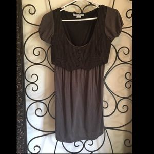 Cute brown shirt with attached vest