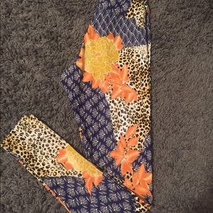 Liquido Leggings EXTRA LONG Jungle Flowers size M