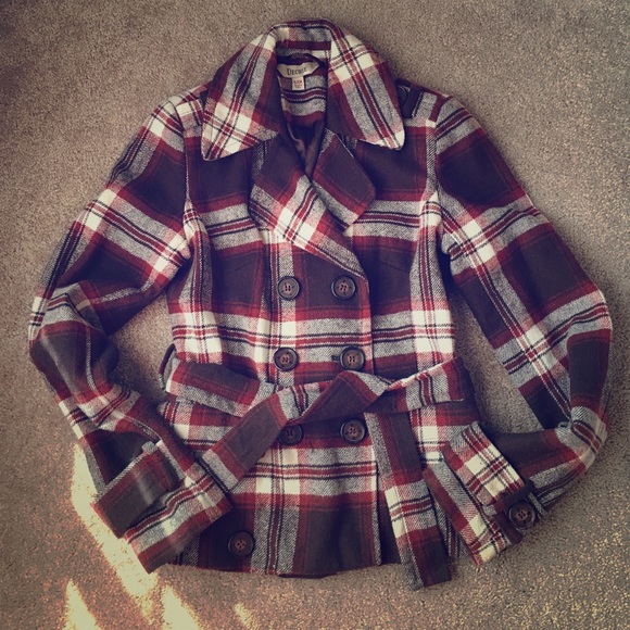 Fall colors plaid jacket