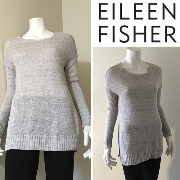 🚫SOLD🚫 Eileen Fisher Linen Sweater #171-647 - Picture 2 of 4